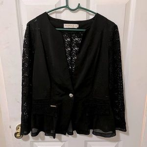 Sheer Black Blouse